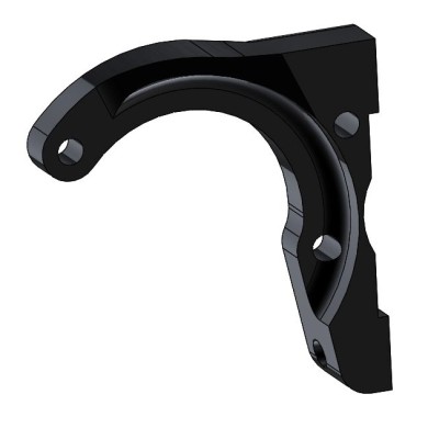 Soporte Pinza Freno Trasero MINI AP06 Parolin - Top-Kart Blue