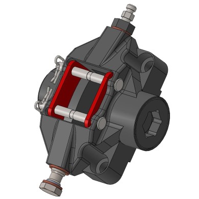 Brake Caliper AP-RACE 06 Mini- KZ - Parolin - Top-Kart