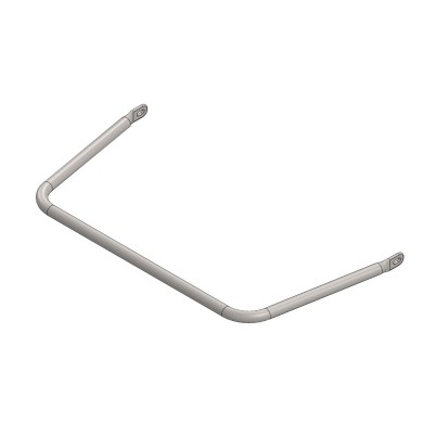 Upper bumper support Top-Kart - Parolin MINI, mondokart, kart