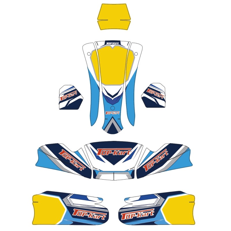 Kit Adesivi Top-Kart Mini e Baby 60cc MK20 NEW!, MONDOKART
