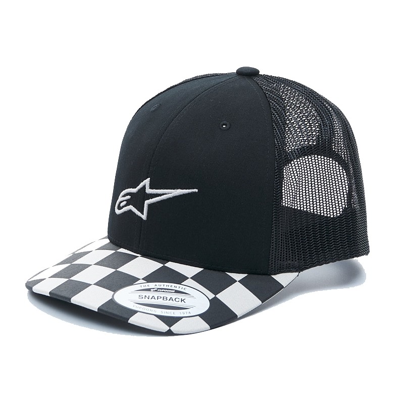 Cappellino Alpinestars SCACCHI, MONDOKART, kart, go kart
