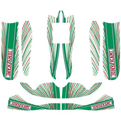 Kit Adesivi TonyKart OTK Rookie 60 Mini / Baby per carenature