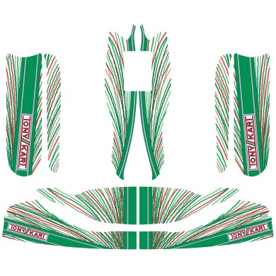 Kit Adhesivos TonyKart OTK para carenados M7 M10 NEW!!