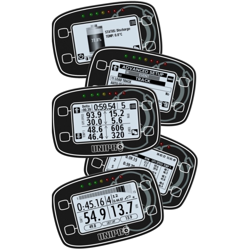 Unigo ONE GPS - Telemetria Completa Unipro, MONDOKART, kart, go