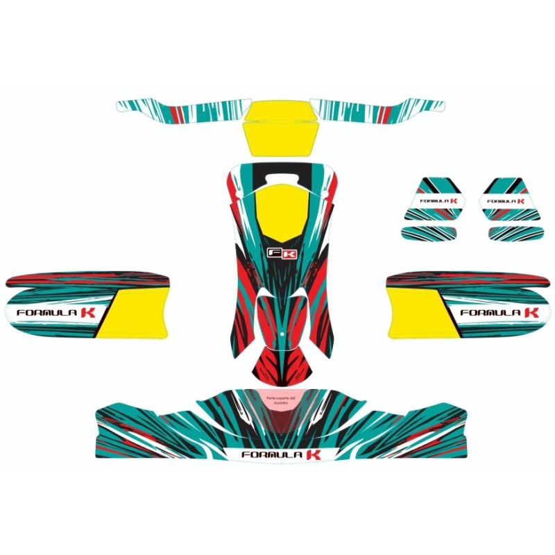 Stickers Kit for Bodyworks KG 507 - 508 IPK Formula K