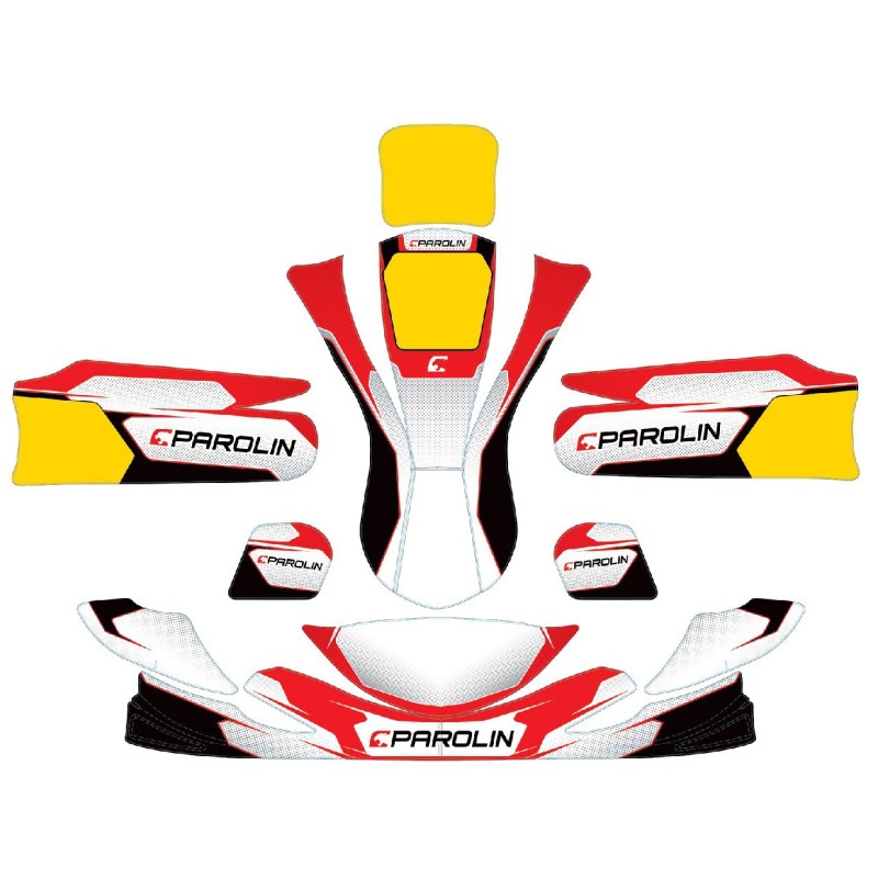 Kit Adesivi Carenature DYNAMICA Parolin NEW!!, MONDOKART, kart