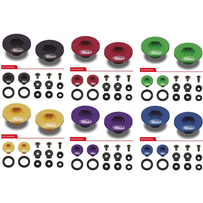 Kit Vis Casques BELL, MONDOKART, kart, go kart, karting, pièces