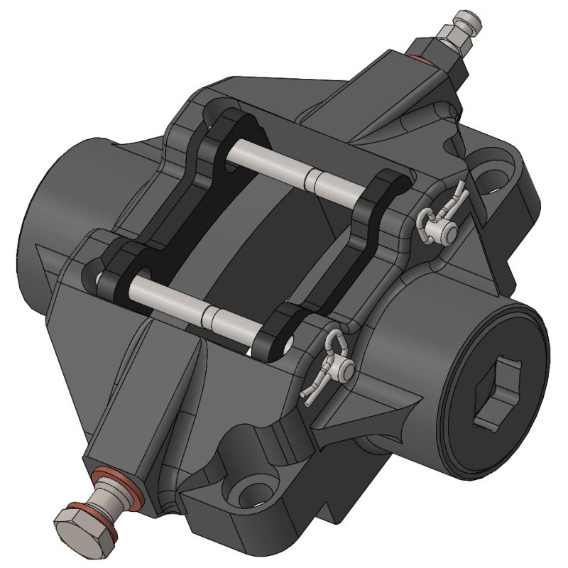Rear Brake Caliper AP-RACE -06- OK OKJ KZ Parolin, mondokart