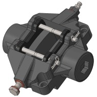 Bremssattel Hinten AP-RACE -06- OK OKJ KZ Parolin, MONDOKART