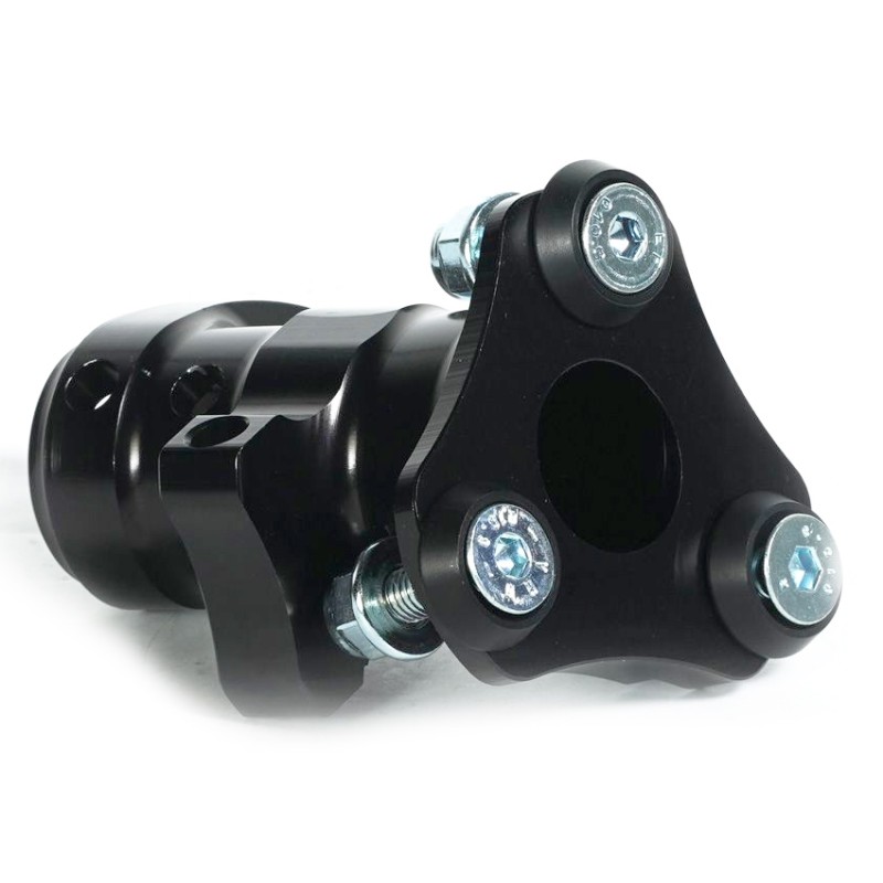 Inclined Support Steering Wheel KZ anodized black Parolin -