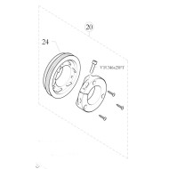 Toothed Freeline Water Pulley 50mm, mondokart, kart, kart