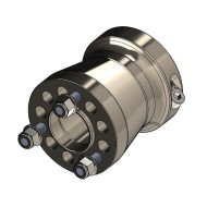 Rear Wheel Hub Magnesium 50mm x 90 Parolin, mondokart, kart