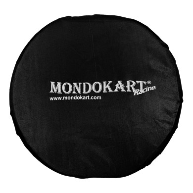 Lenkradabdeckung Schwarz, MONDOKART, kart, go kart, karting