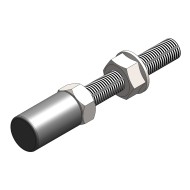 Screw motor stop M10 x 115 complete with nylon cap Parolin Kart