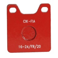 Bremsbelag Hinten ORIGINAL Mod. ELZ / KR22 Rot Kart Republic