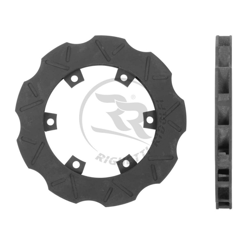 Disco Freno Trasero PÉTALO FLOTANTE 195x18mm, MONDOKART, kart