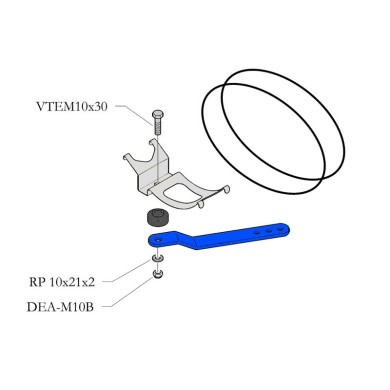 Air Filter support kit Freeline, mondokart, kart, kart store