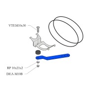 Kit support Boite a Air Freeline, MONDOKART, kart, go kart