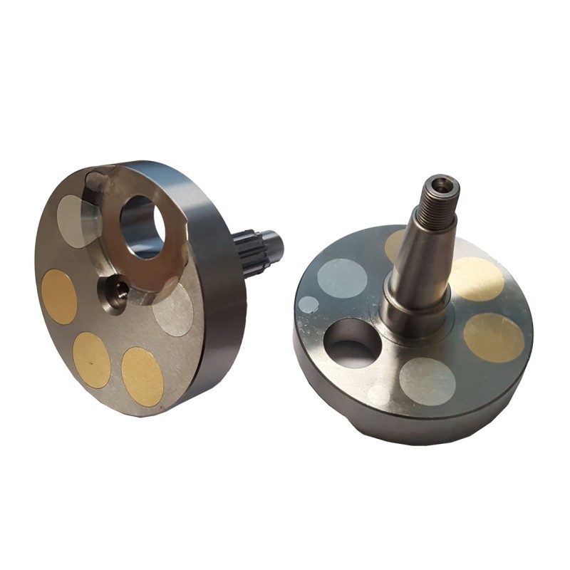 Coppia Semialberi RACING Compatibili 7 FORI asse da 22mm KZ R1