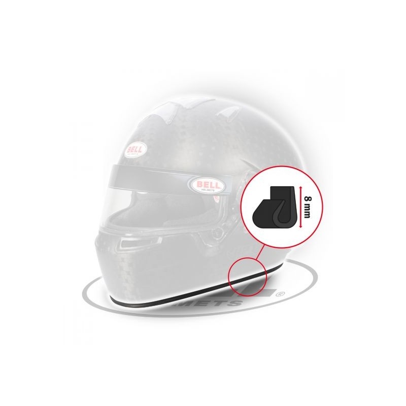 Profilo Gomma BASE Casco BELL, MONDOKART, kart, go kart