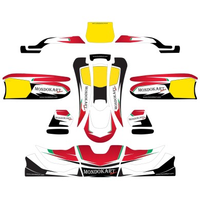 Kit Adhesivos para Carenado KG 507 - 508 MONDOKART - LIMITED