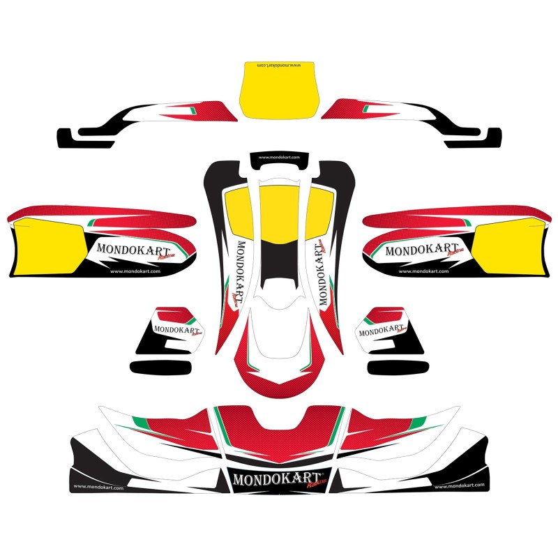 Aufkleber Kit KG 507 - 508 MONDOKART - LIMITED EDITION