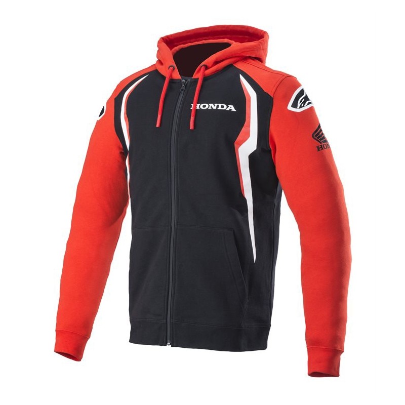 Sweat-Shirt avec Capuchon Alpinestars HONDA, MONDOKART, kart
