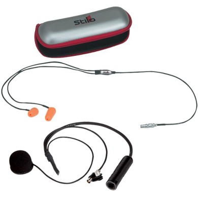 Universal-Ohrhörer + Mikrofon-Kit für Integralhelme mit