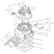 Kompletter Zylinder IAME X30 SuperShifter 175cc, MONDOKART