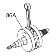Crankshaft complete IAME X30 SuperShifter 175cc, mondokart