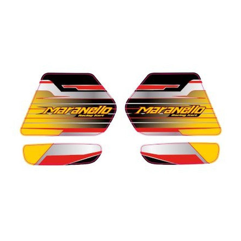 Adesivo Serbatoio Maranello Kart, MONDOKART, kart, go kart