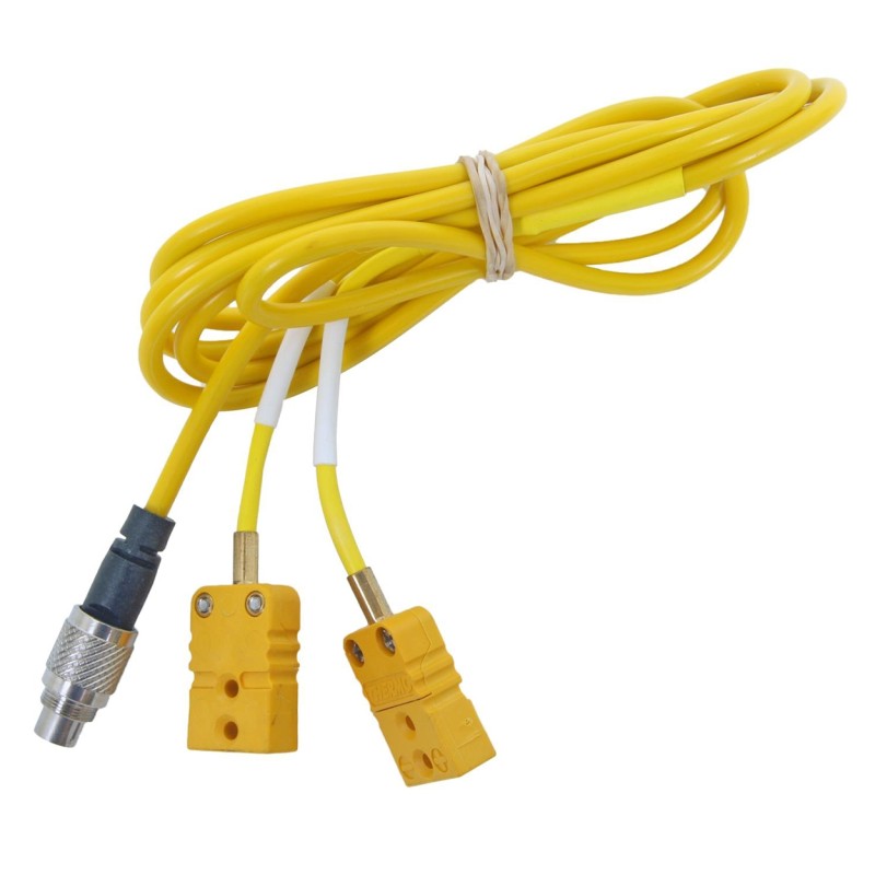 Split Cable 2T YELLOW for 2 temperature probes AIM MyChron