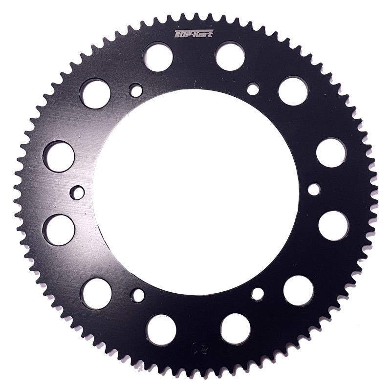 Sprocket Aluminum TOP-KART BLACK - pitch 219 KF OK OKJ 60cc