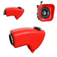 Filtro Aire Silenciador CIK FIA 60cc RR - ARGE ROJO, kart