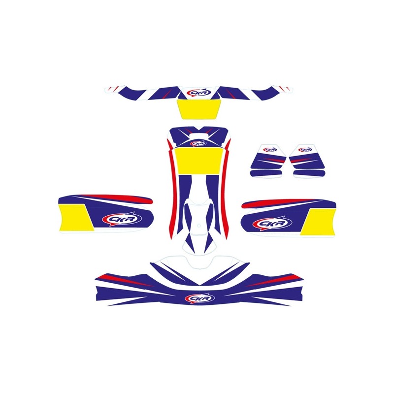 Bodyworks Stickers CKR 507 508 + Tank, mondokart, kart, kart