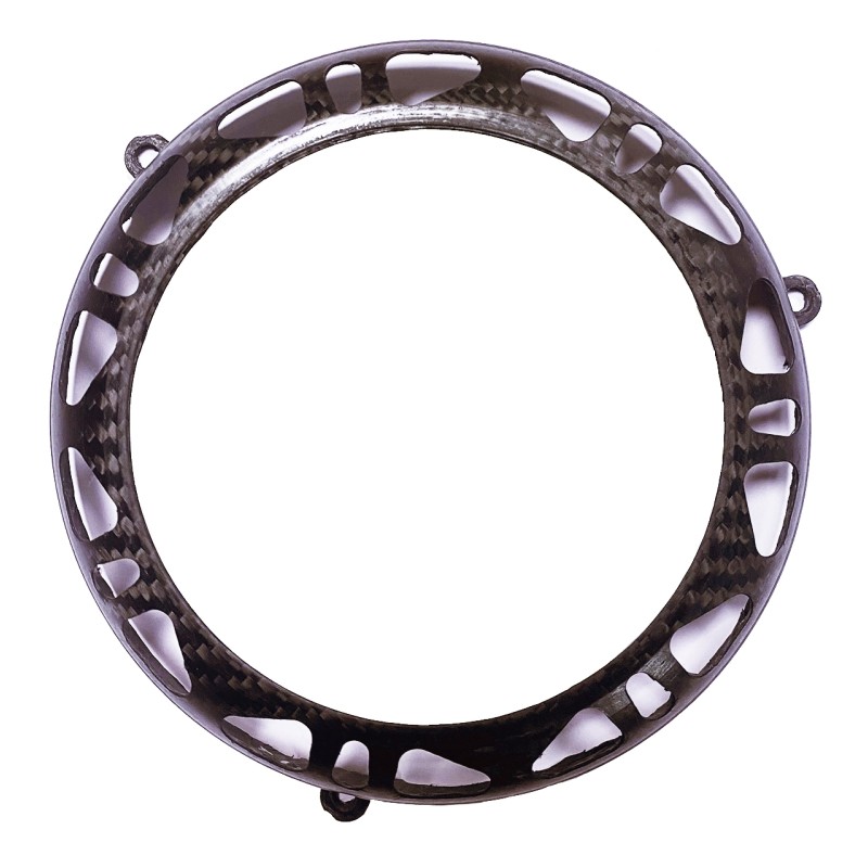 Cubierta Protección Embrague CARBON TM KZ10C KZ R1 KZ R2, kart