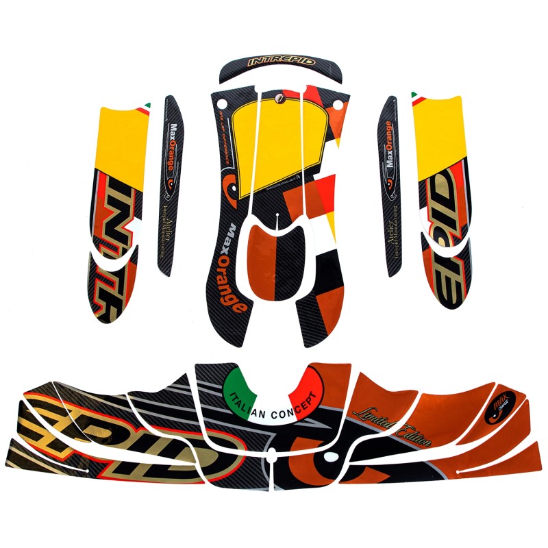 Kit Adesivi Intrepid per carene KG 507/508, MONDOKART, kart, go