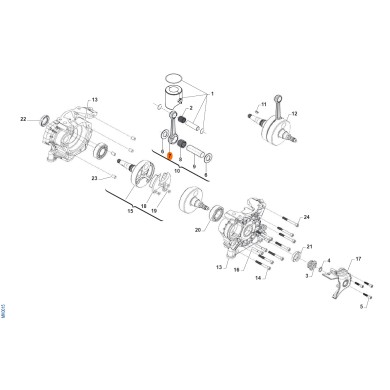 Pleuel 104 BARE - Original TM OK - LIGHT Version (S3)