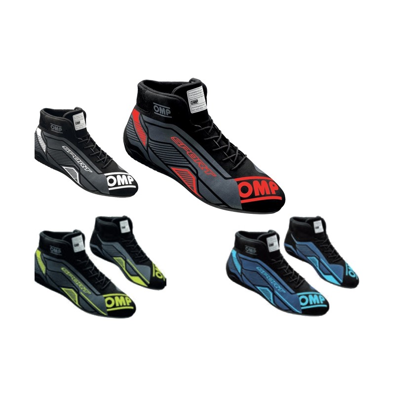 Scarpe Auto OMP SPORT Ignifughe, MONDOKART, kart, go kart