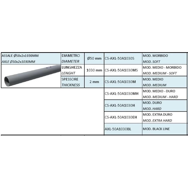 Arbre Arriere 50mm IPK - Praga - Formula K - OK1 - NEW!