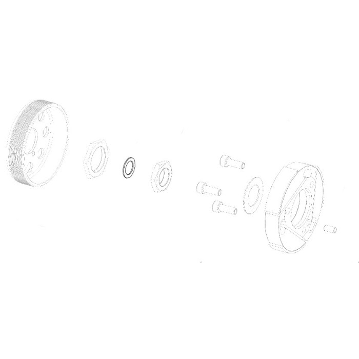 Arandela embrague 15 x 22 x 1 Vortex, MONDOKART, kart, go kart