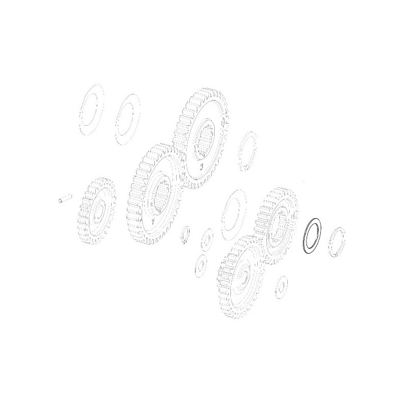 Ralla 20x29x1.5 ingranaggi Vortex, MONDOKART, kart, go kart