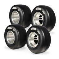 Pneus Set MG SC - 2 - MINI - WHITE LABEL - CIK FIA, MONDOKART
