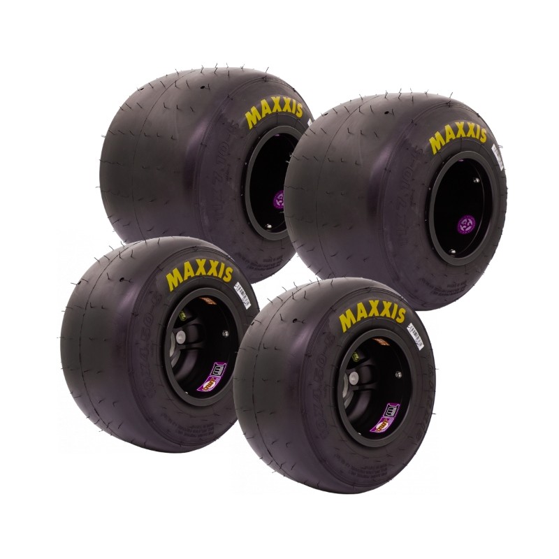 Maxxis "PRIME“ CIK FIA Reifenset – OK-S, MONDOKART, kart, go