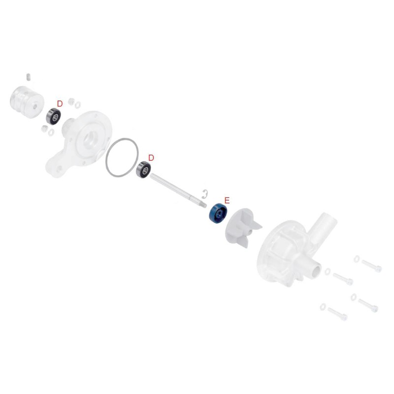 Dichtungssatz Wasserpumpe OTK Vortex TonyKart, MONDOKART, kart