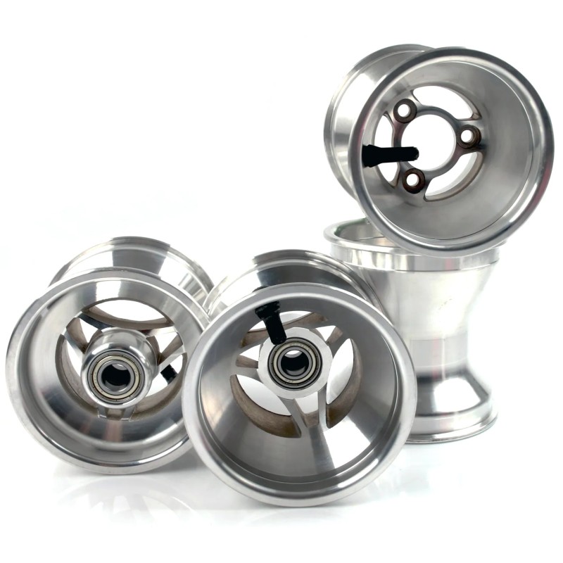 Juego Set Llantas aluminio Mini 109-140 con razas mini / baby