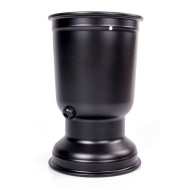 Rear Rim Magnesium Wheel Mondokart BLACK 180mm (RAIN)