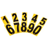Números Adhesivos Amarillo