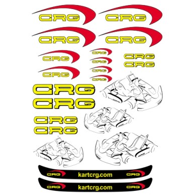 Kit adesivi decorazione vari CRG