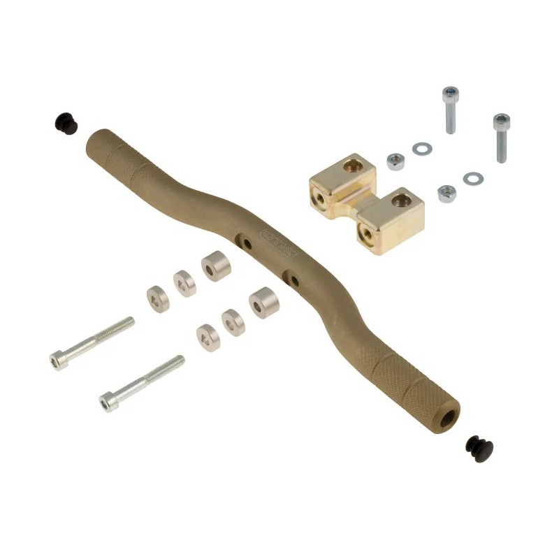 Apoyapies aluminio completo ajustable OTK TonyKart